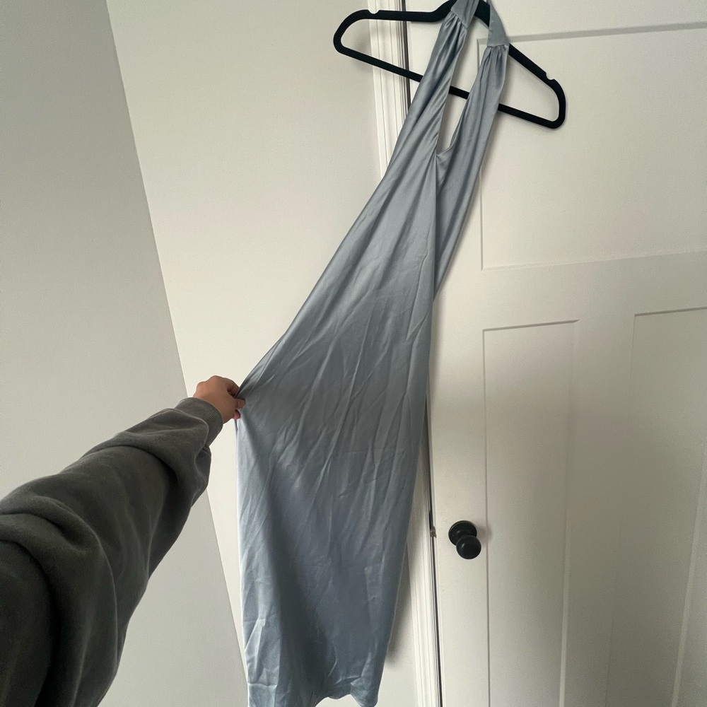 Show Me Your MuMu Strapless Light Blue Dress - Picture 4 of 7